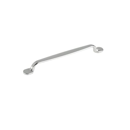 Richelieu 7 9/16 in (192 mm) Center-to-Center Chrome Traditional Drawer Pull BP23775192140