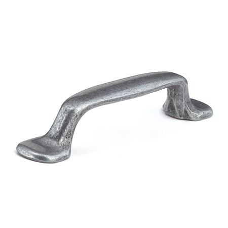 Richelieu 3-3/4 in. (96 mm) Center-to-Center Natural Iron Traditional Drawer Pull BP2377596908