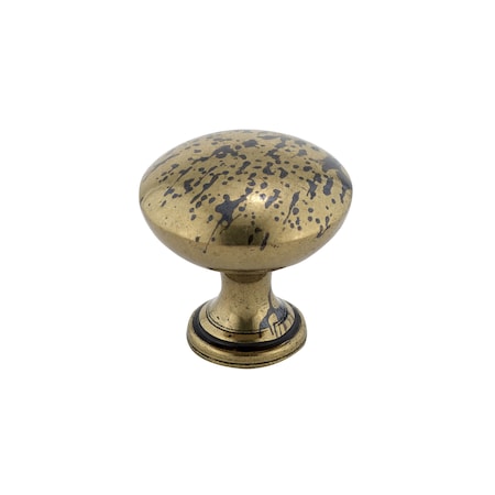 Richelieu 1 3/16 in (30 mm) Oxidized Brass Traditional Metal Cabinet Knob BP2391230163