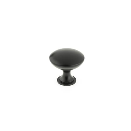 Richelieu 1 3/16 in (30 mm) Matte Black Traditional Cabinet Knob BP2391230900