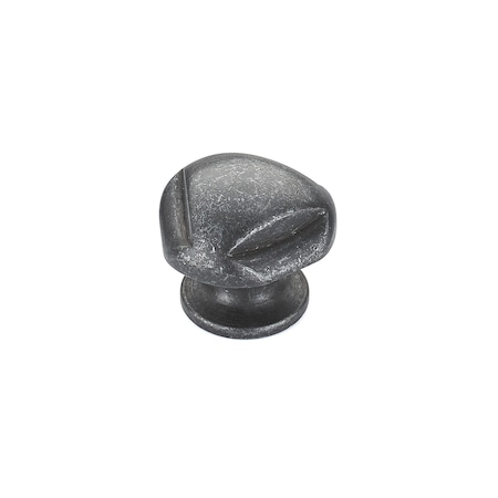 Richelieu 1 1/8 in (28 mm) Anthracite Traditional Metal Cabinet Knob BP2391528906