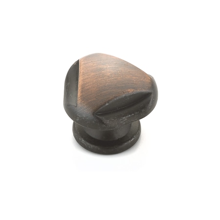 Richelieu 1 1/8 in (28 mm) Brushed Oil-Rubbed Bronze Traditional Metal Cabinet Knob BP2391528BORB