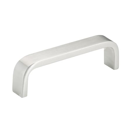 Richelieu 3-3/4 in. (96 mm) Center-to-Center Stainless Steel Contemporary Drawer Pull BP245170