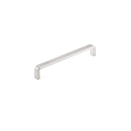 Richelieu 6 in. (152 mm) Center-to-Center Brushed Nickel Contemporary Drawer Pull BP260195