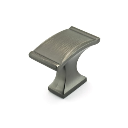 Richelieu 1 3/8 in (35 mm) x 25/32 in (20 mm) Antique Nickel Traditional Cabinet Knob BP260637143