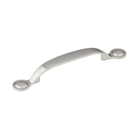 Richelieu 3-3/4 in. (96 mm) Center-to-Center Brushed Nickel Traditional Drawer Pull BP288996195