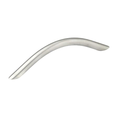 Richelieu 3-3/4 in. (96 mm) Center-to-Center Stainless Steel Contemporary Drawer Pull BP30134170