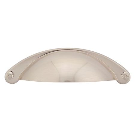 Richelieu 2-1/2 in. (64 mm) Center-to-Center Brushed Nickel Traditional Cup Pull BP30342195