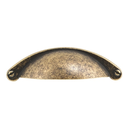 Richelieu 2 1/2 in (64 mm) Center-to-Center Burnished Brass Traditional Cabinet Pull BP30342BB