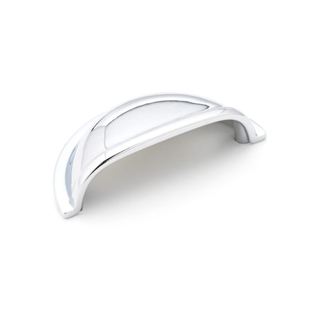 Richelieu 3 in. (76 mm) Center-to-Center Chrome Traditional Cup Pull BP30388140