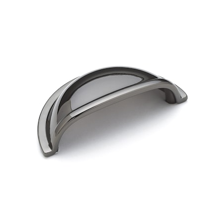 Richelieu 3 in. (76 mm) Center-to-Center Black Nickel Traditional Cup Pull BP3038891