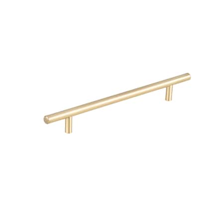 Richelieu 7 9/16 in (192 mm) Center-to-Center Satin Brass Contemporary Drawer Pull BP305192160