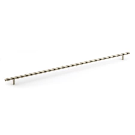 Richelieu 22-1/8 in. (562 mm) Center-to-Center Brushed Nickel Steel Contemporary Drawer Pull BP305562195