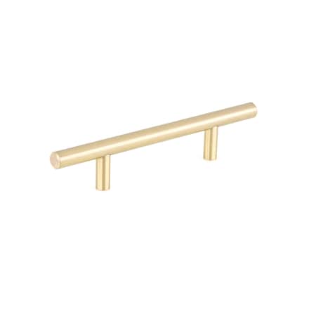 Richelieu 3 3/4 in (96 mm) Center-to-Center Satin Brass Contemporary Drawer Pull BP30596160