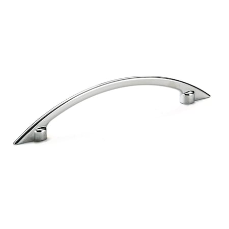 Richelieu 3-3/4 in. (96 mm) Center-to-Center Chrome Contemporary Drawer Pull BP30843140
