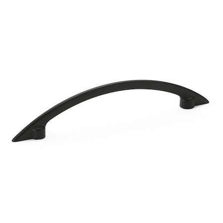 Richelieu 3-3/4 in. (96 mm) Center-to-Center Matte Black Contemporary Drawer Pull BP30843900