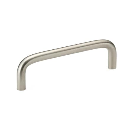 Richelieu 3-3/4 in. (96 mm) Center-to-Center Stainless Steel Contemporary Drawer Pull BP33205170