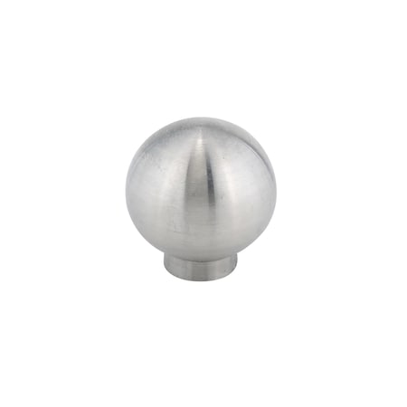 Richelieu 31/32 in (25 mm) Stainless Steel Contemporary Cabinet Knob BP34013170