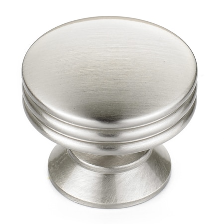 Richelieu 1 3/16 in (30 mm) Brushed Nickel Contemporary Metal Cabinet Knob BP356011195