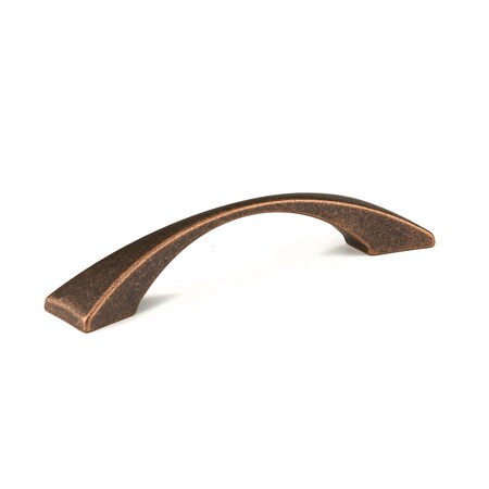 Richelieu 3-3/4 in. (96 mm) Center-to-Center Antique Copper Traditional Drawer Pull BP391371193