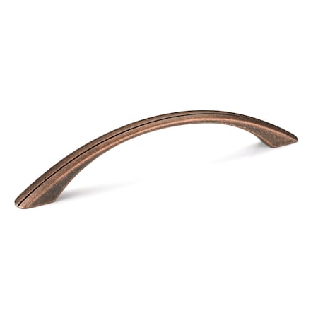 Richelieu 5-1/16 in. (128 mm) Center-to-Center Antique Copper Traditional Drawer Pull BP391458193