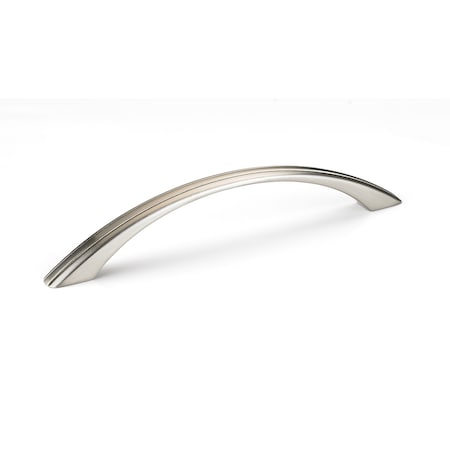 Richelieu 5-1/16 in. (128 mm) Center-to-Center Brushed Nickel Traditional Drawer Pull BP391458195