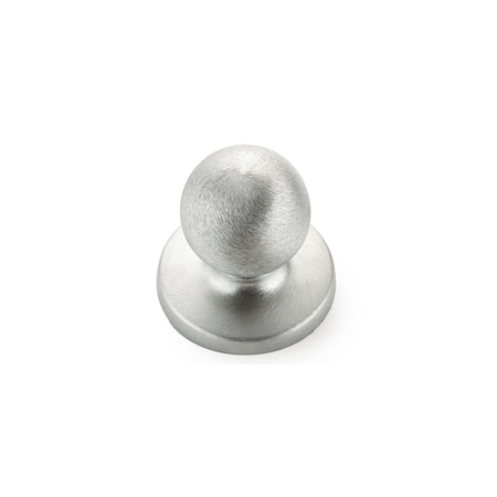 Richelieu 1 1/4 in (31 mm) Brushed Chrome Functional Metal Cabinet Knob BP3922175