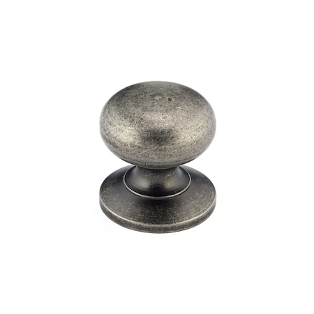 Richelieu 1 1/4 in (31 mm) Pewter Traditional Brass Cabinet Knob BP39313142