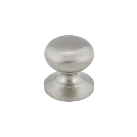 Richelieu 1 1/4 in (31 mm) Brushed Nickel Traditional Brass Cabinet Knob BP39313195