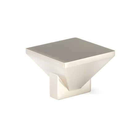 Richelieu 1 9/16-inch (40 mm) x 1 9/16-inch (40 mm) Brushed Nickel Contemporary Cabinet Knob BP404016195