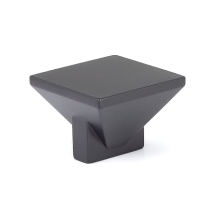Richelieu 1 9/16-inch (40 mm) x 1 9/16-inch (40 mm) Matte Black Contemporary Cabinet Knob BP404016900