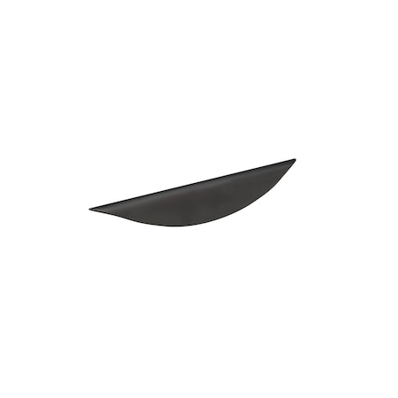 Richelieu 3 3/4 in (96 mm) Center-to-Center Matte Black Contemporary Drawer Pull BP42696900