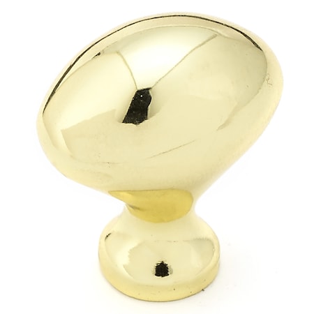 Richelieu 1 3/16 in (30 mm) x 25/32 in (20 mm) Brass Traditional Cabinet Knob BP4443130
