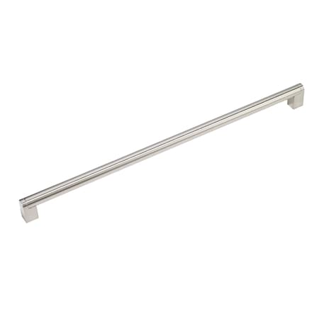 Richelieu 23-5/8 in. (600 mm) Center-to-Center Brushed Nickel Contemporary Drawer Pull BP446600195
