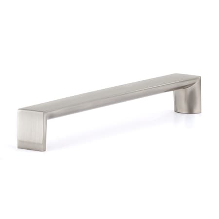 Richelieu 6-5/16 in. (160 mm) Center-to-Center Brushed Nickel Contemporary Drawer Pull BP458160195