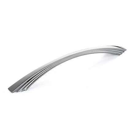 Richelieu 7 9/16 in (192 mm) Center-to-Center Chrome Contemporary Drawer Pull BP4646192140