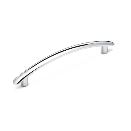 Richelieu 3-3/4 in. (96 mm) Center-to-Center Chrome Contemporary Drawer Pull BP491140