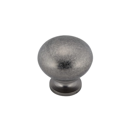Richelieu 1 1/4 in (32 mm) Pewter Traditional Brass, Hollow Metal Cabinet Knob BP4923142