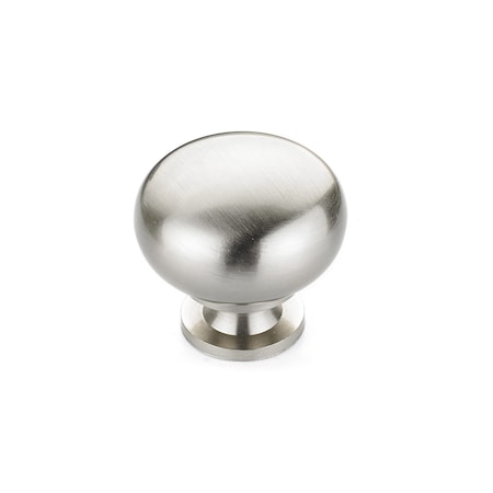 Richelieu 1 1/4 in (32 mm) Brushed Nickel Traditional Brass, Hollow Metal Cabinet Knob BP4923175
