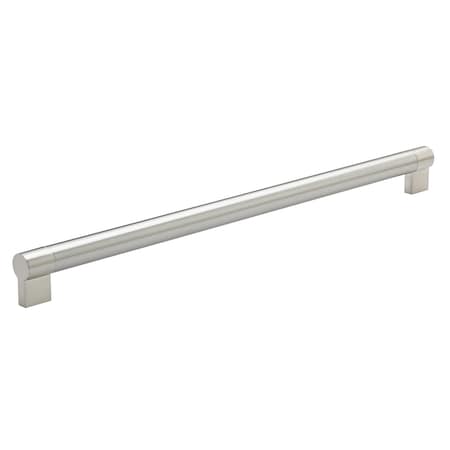 Richelieu 17-5/8 in. (448 mm) Center-to-Center Brushed Nickel Contemporary Drawer Pull BP500448195