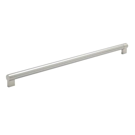 Richelieu 22-11/16 in. (576 mm) Center-to-Center Brushed Nickel Contemporary Drawer Pull BP500576195