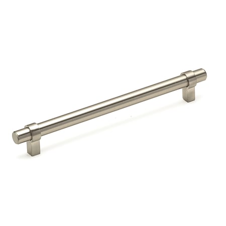 Richelieu 7-9/16 in. (192 mm) Center-to-Center Brushed Nickel Contemporary Drawer Pull BP5016192195