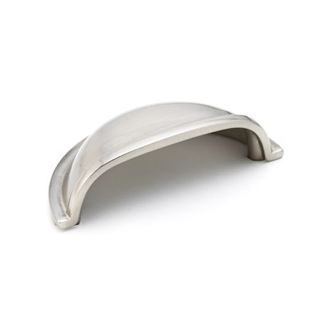 Richelieu 3 in (76 mm) Center-to-Center Brushed Nickel Traditional Drawer Pull BP50388195