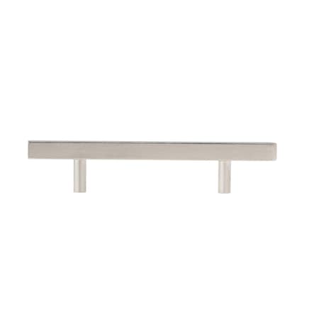 Richelieu 3 1/2 in (89 mm) Center-to-Center Brushed Nickel Contemporary Cabinet Pull BP5075535195