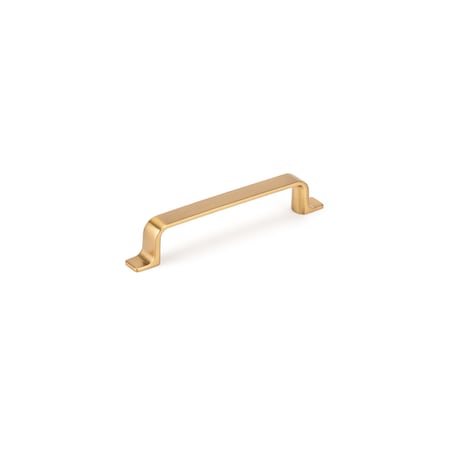Richelieu 5 1/16 in (128 mm) Center-to-Center Aurum Brushed Gold Contemporary Cabinet Pull BP52003128158