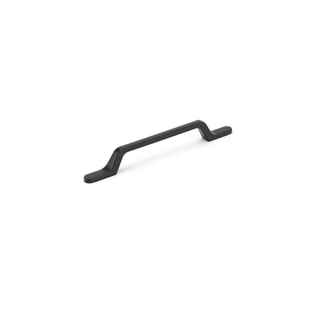 Richelieu 5 1/16 in (128 mm) Center-to-Center Matte Black Contemporary Cabinet Pull BP52010128900