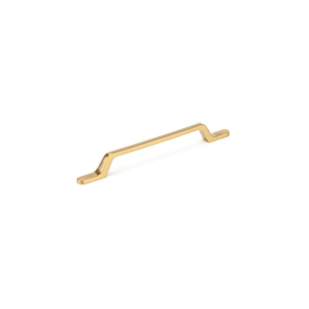 Richelieu 6 5/16 in (160 mm) Center-to-Center Aurum Brushed Gold Contemporary Cabinet Pull BP52010160158