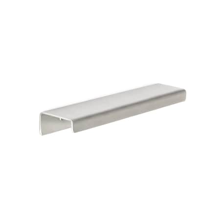 Richelieu 4 in (102 mm) Center-to-Center Stainless Steel Contemporary Edge Cabinet Pull BP57606170A