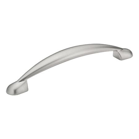 Richelieu 6-5/16 in. (160 mm) Center-to-Center Brushed Nickel Contemporary Drawer Pull BP608160195