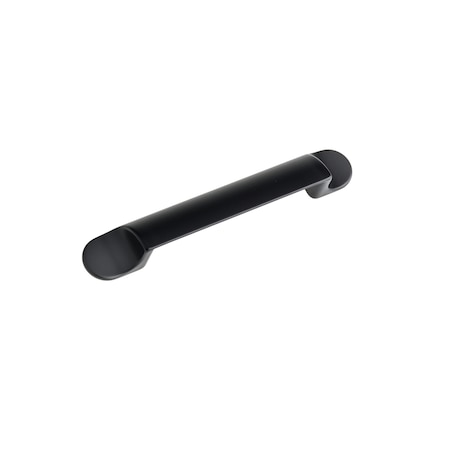 Richelieu 3 3/4 in (96 mm) Center-to-Center Matte Black Contemporary Cabinet Pull BP61675296900